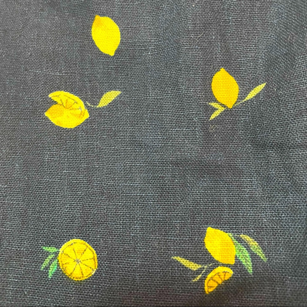 J CREW Factory NWT sz 6 lemons skirt (navy) - Picture 4 of 5